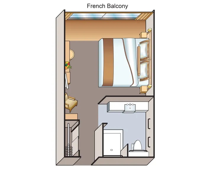 French Balcony Stateroom