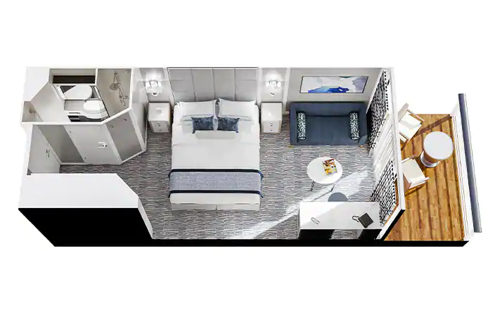 Concierge Level Veranda Stateroom