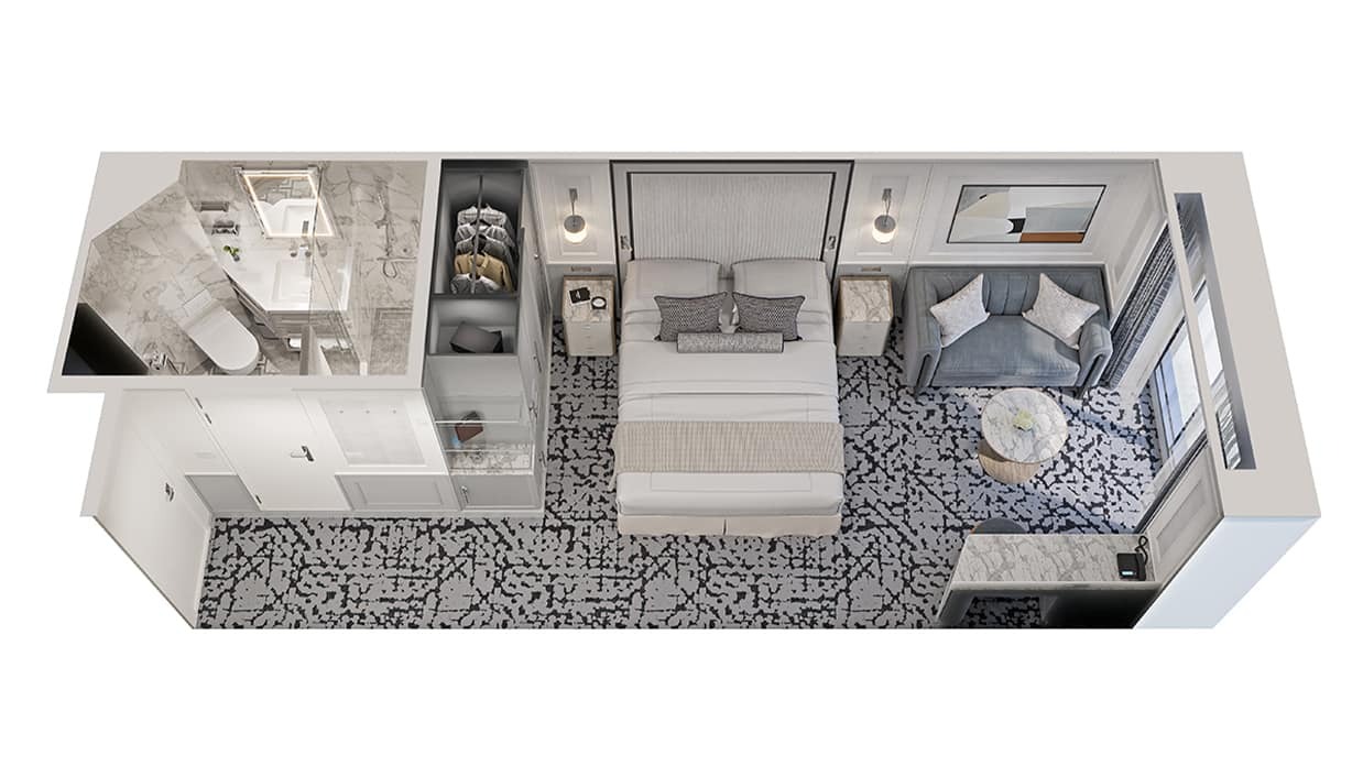 Deluxe Oceanview Stateroom