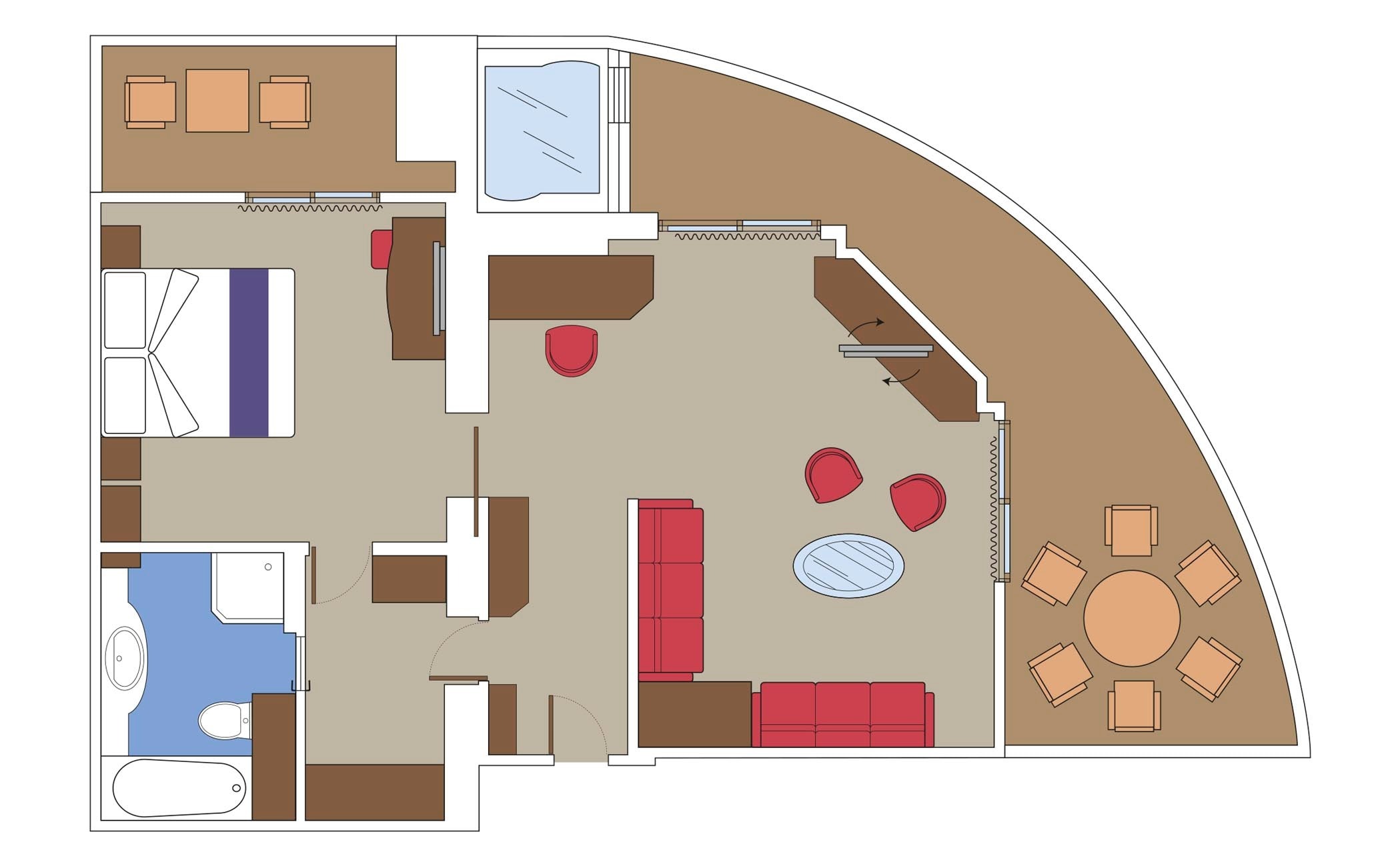 MSC Yacht Club Royal Suite