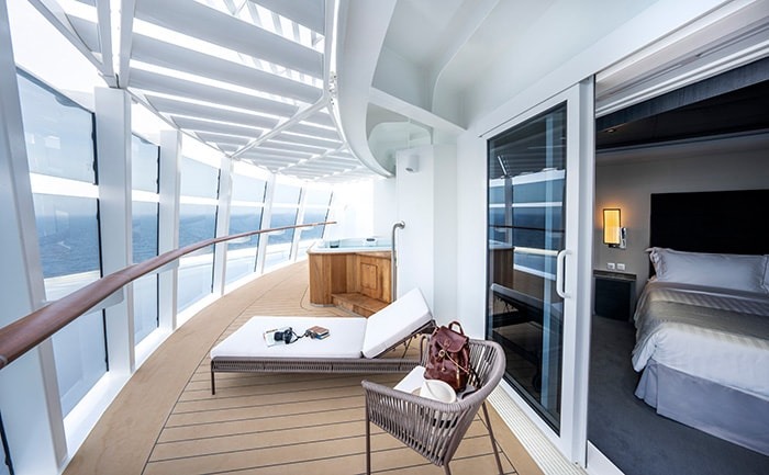 MSC Yacht Club Royal Suite with Whirlpool Bath