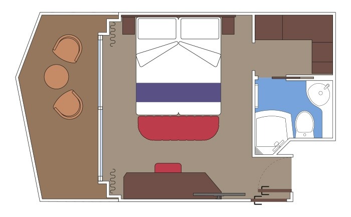 Deluxe Balcony with Promenade & Ocean View