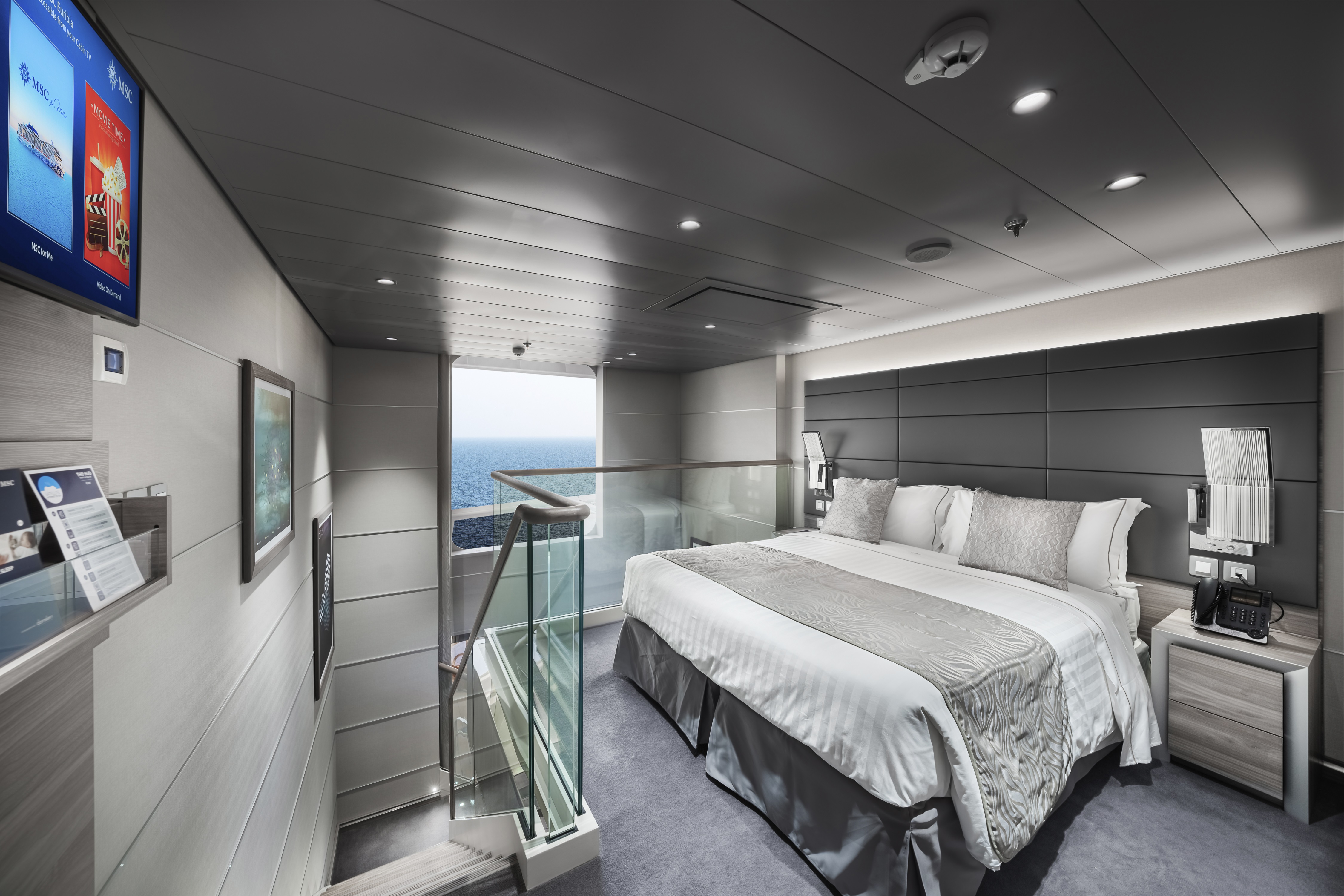 MSC Yacht Club Duplex Suite with Whirlpool