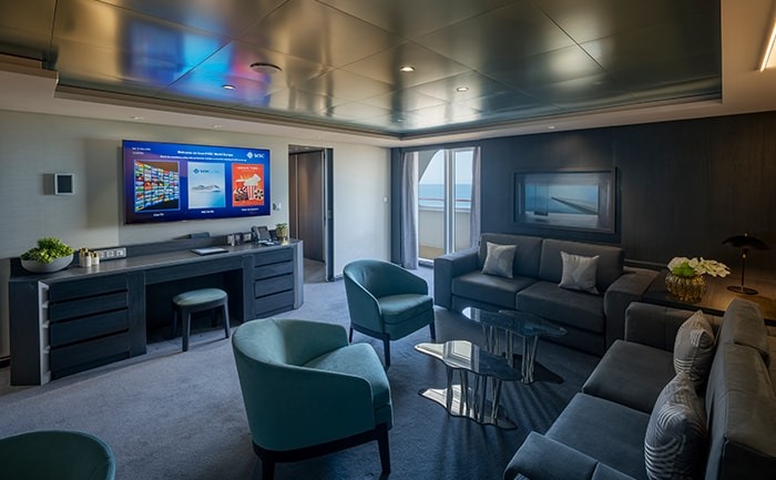 MSC Yacht Club Royal Suite with Whirlpool Bath