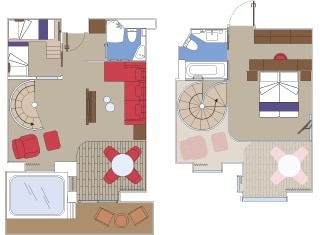MSC Yacht Club Royal Duplex Suite