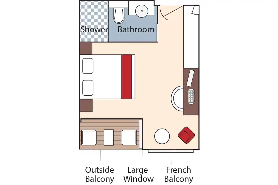 Category BB - French Balcony & Outside Balcony