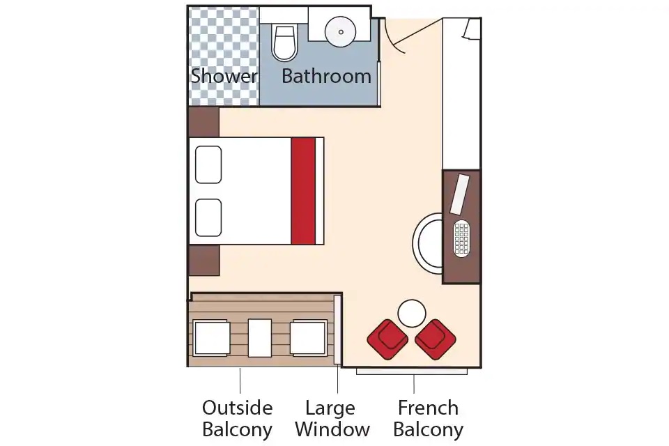 Category BA - French Balcony & Outside Balcony
