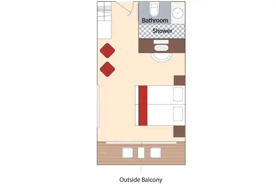 Category AA - Outside Balcony