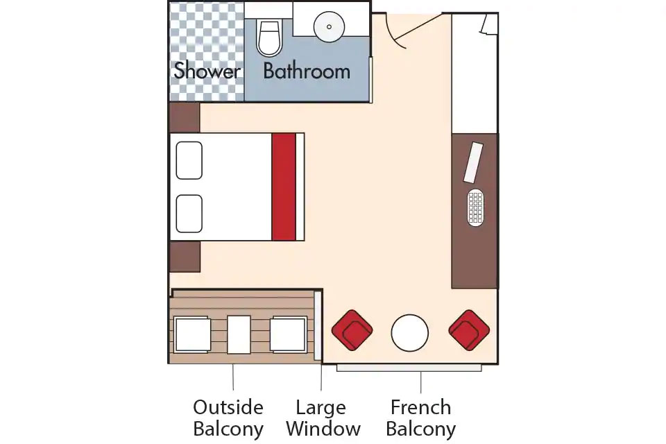 Category AB - French Balcony & Outside Balcony