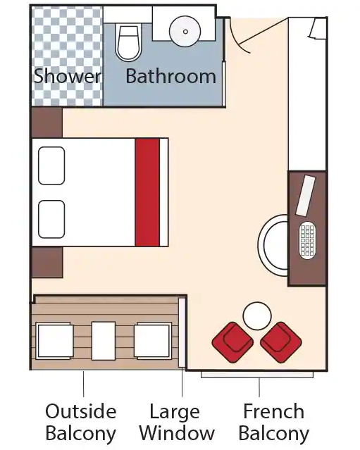 Category BB - French Balcony & Outside Balcony