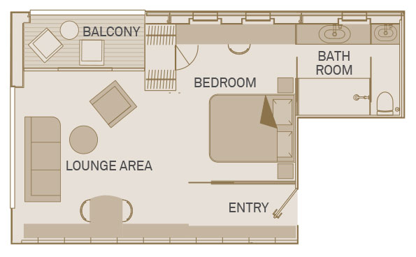 Royal One-Bedroom Suite