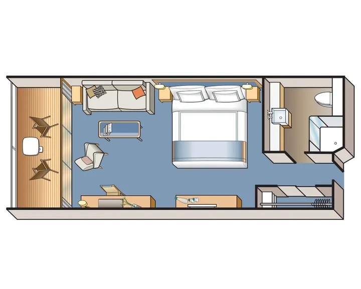 Penthouse Veranda Stateroom