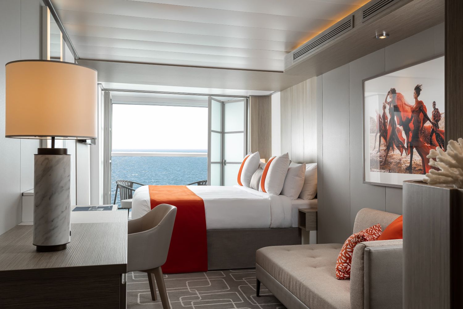 Edge Stateroom with Infinite Veranda