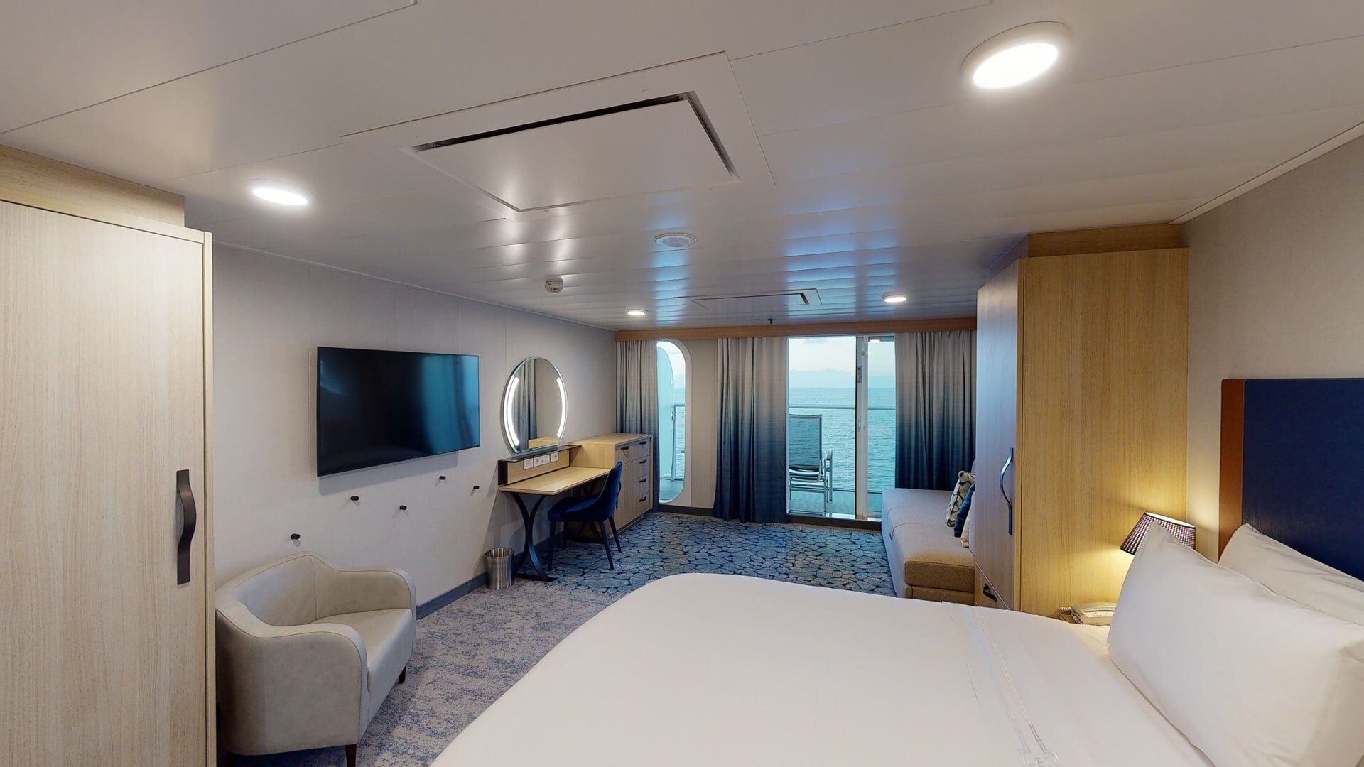 Ultra Spacious Ocean View with Large Balcony