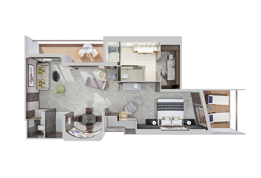 The Haven Deluxe Owner's Suite with Balcony
