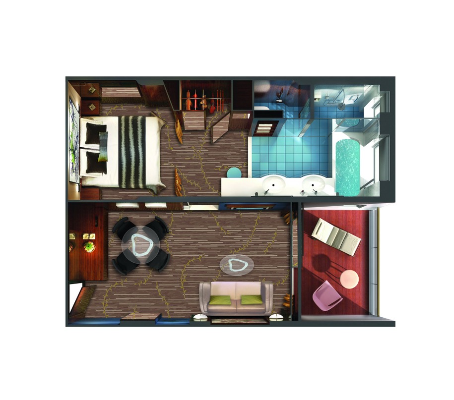 The Haven Courtyard Penthouse with Balcony