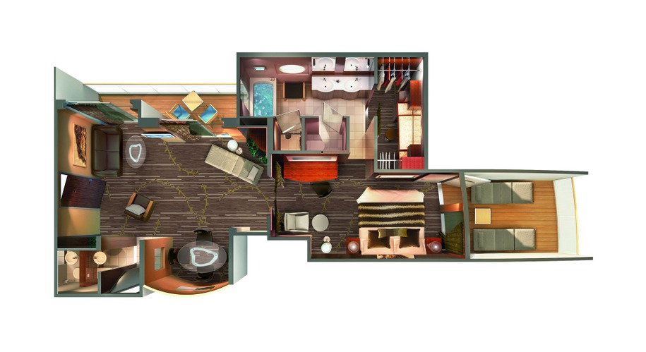 The Haven Owner's Suite with Large Balcony