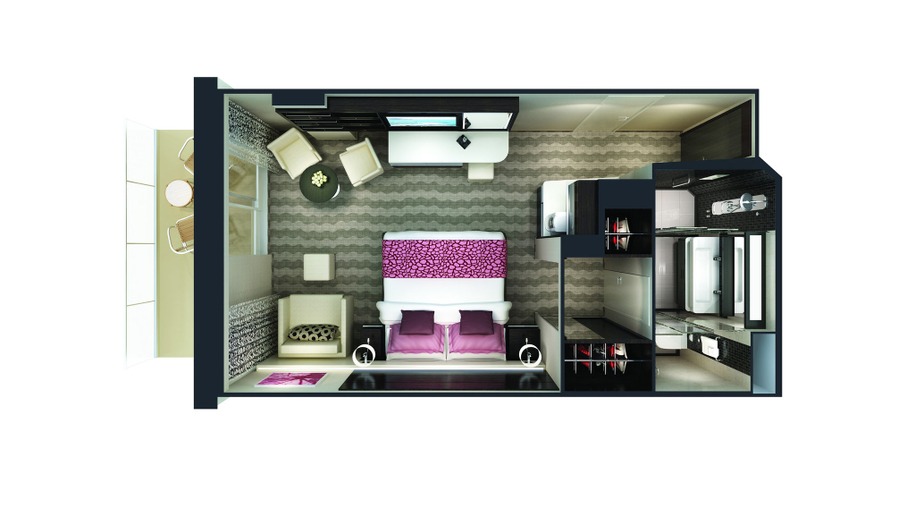 The Haven Courtyard Penthouse with Balcony