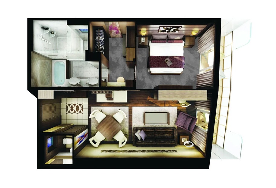 The Haven Deluxe Owner's Suite with Balcony