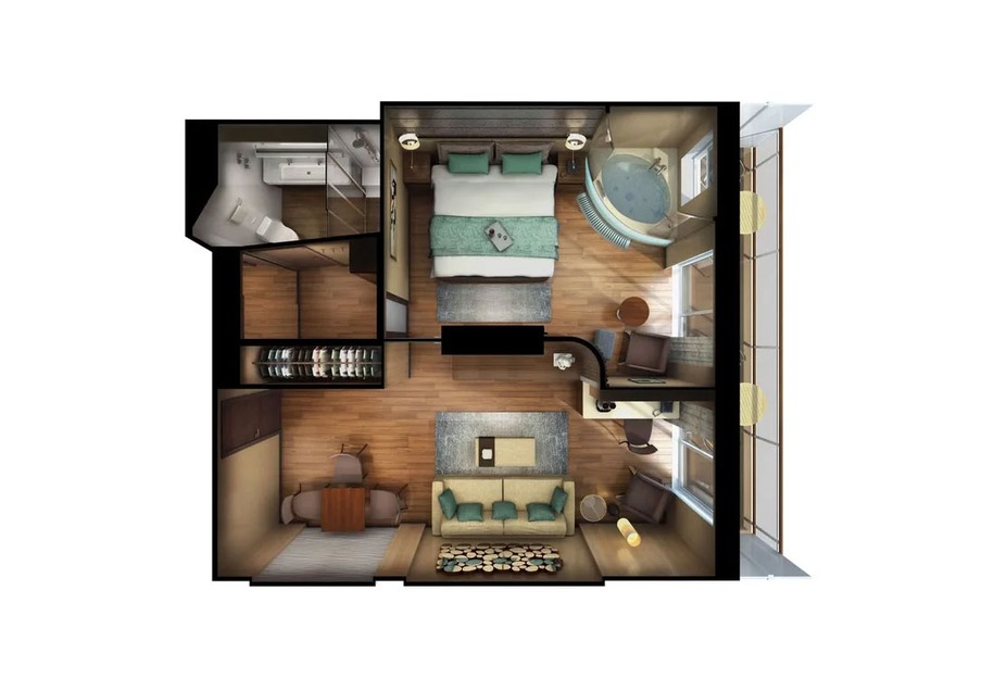 The Haven Deluxe Suite with Balcony