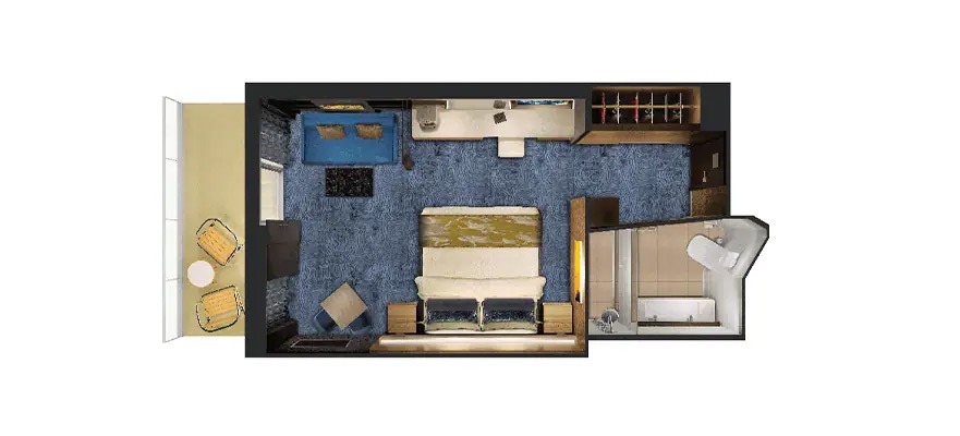The Haven Suite with Balcony