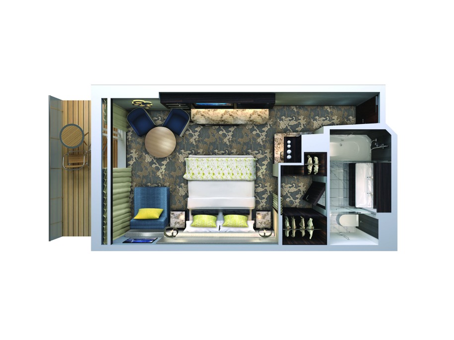 The Haven Courtyard Penthouse with Balcony