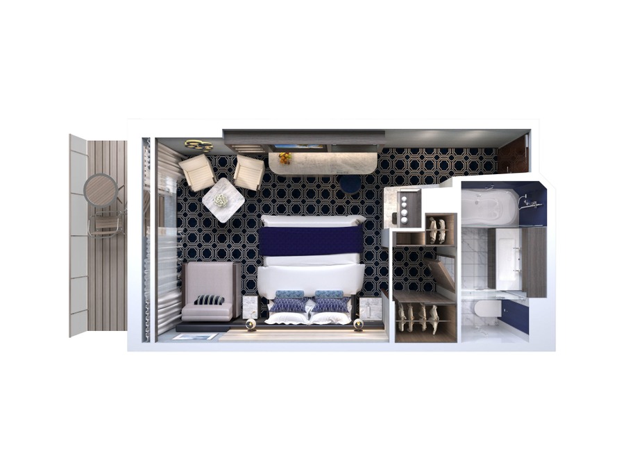 The Haven Courtyard Penthouse with Balcony