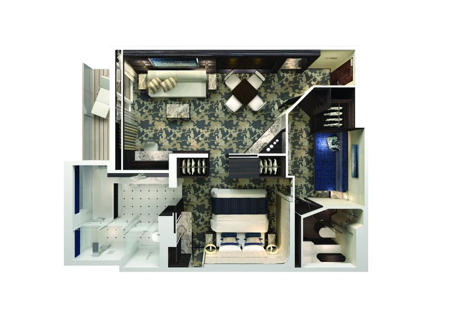 The Haven 2-Bedroom Family Villa with Balcony
