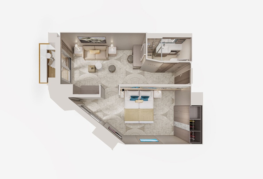 Family Suite With Master Bedroom & Balcony