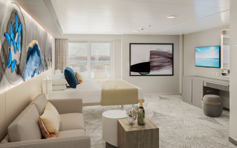 Forward-facing Club Balcony Suite With Large Balcony