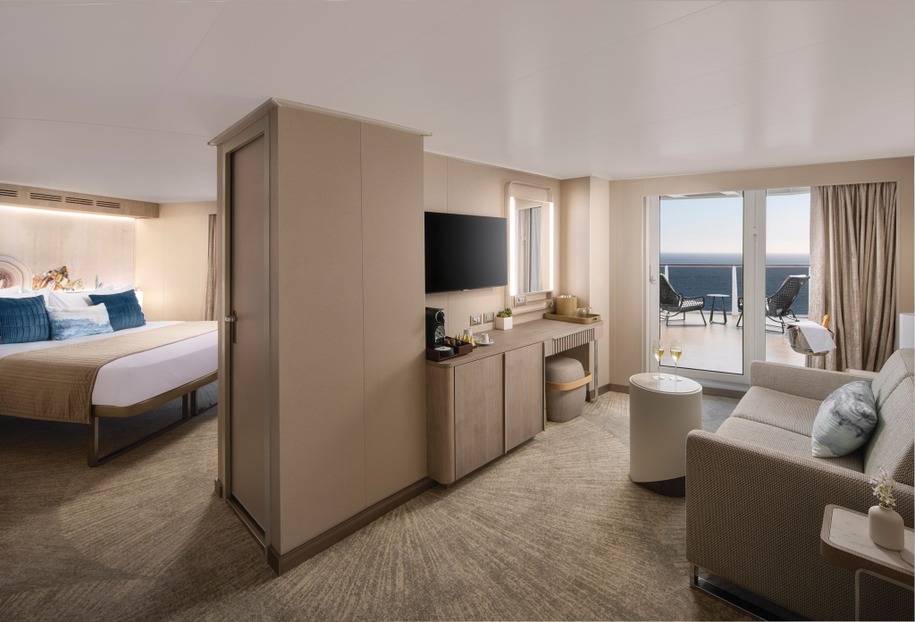 Aft-facing Suite With Large Balcony