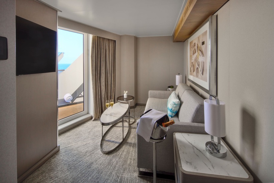Forward-Facing Suite with Master Bedroom & Large Balcony