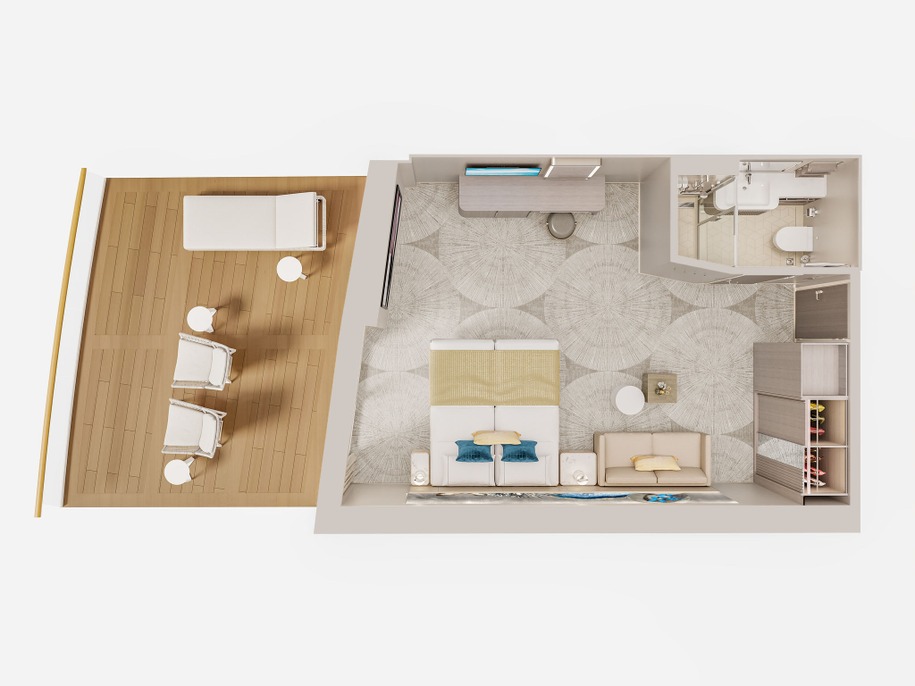 Family Suite with Large Balcony