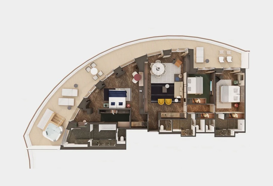 The Haven Premier Owner's Suite With Large Balcony