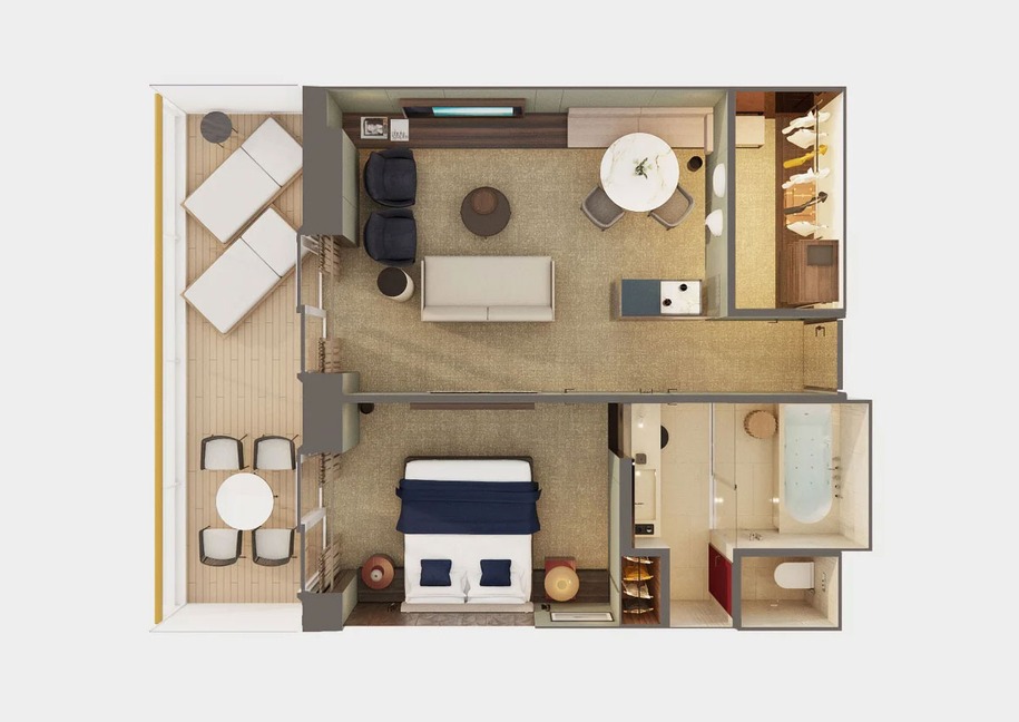The Haven Owner's Suite With Master Bedroom & Large Balcony