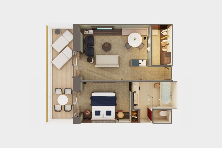 The Haven Owner's Suite With Large Balcony