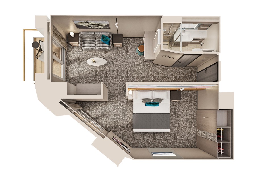 Family Suite With Master Bedroom & Balcony