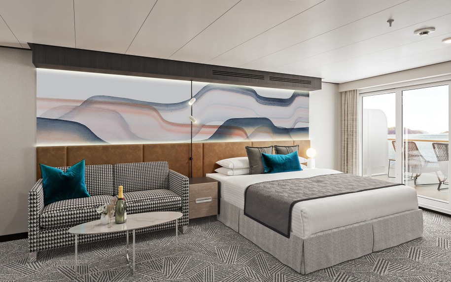Forward-Facing Suite with Large Balcony